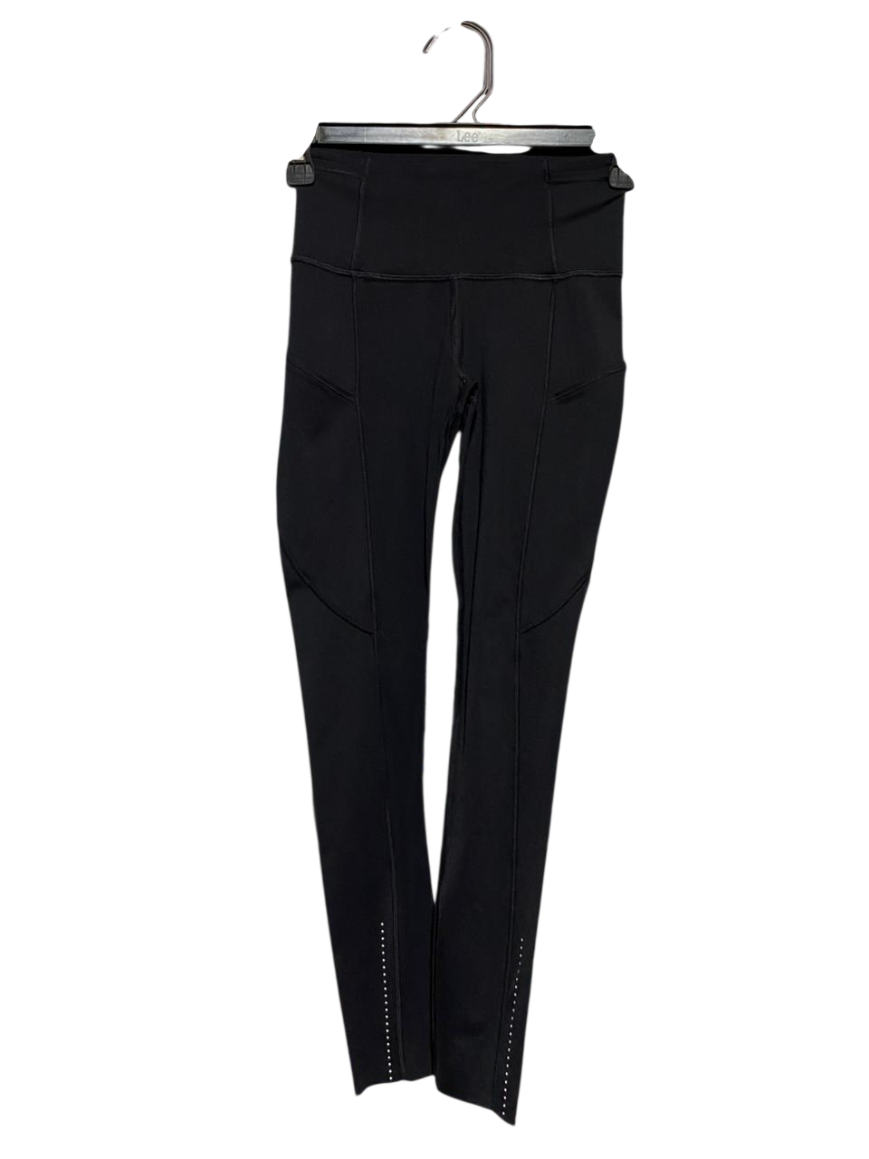 LULULEMON | XXS| WAIST 22| HIGH-RISE FAST AND FREE POCKET TIGHTS – SLEEK BLACK WITH REFLECTIVE