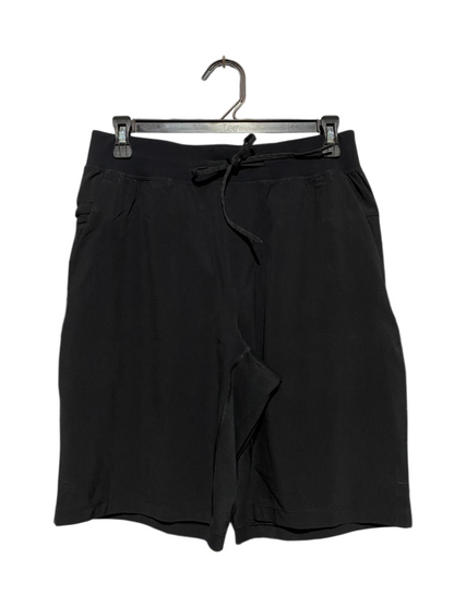 LULULEMON | L| WAIST 29| HIGH-RISE RELAXED ATHLETIC SHORTS – CLASSIC BLACK WITH DRAWCORD