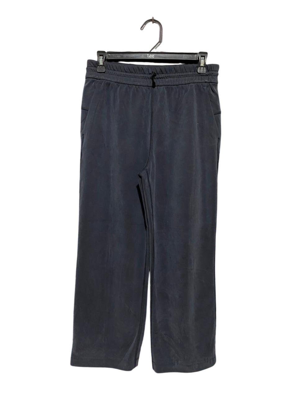 LULULEMON | M| WAIST 28| HIGH-RISE WIDE-LEG LOUNGE PANTS – COBALT CHARCOAL / SOFT MATTE FINISH