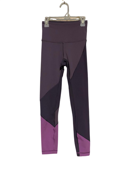 LULULEMON | XXS| WAIST 22| PREMIUM HIGH-RISE COLOR-BLOCK LEGGINGS