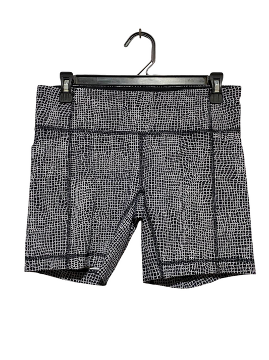 LULULEMON |M| WAIST 29| PREMIUM PATTERNED BIKER SHORTS