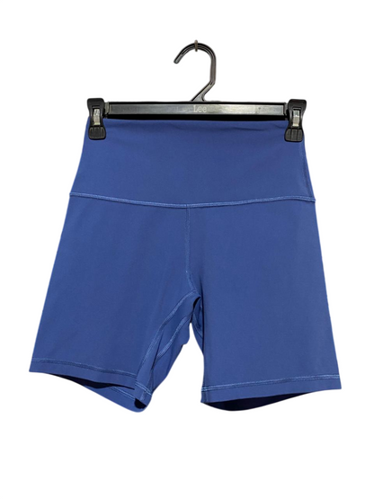 LULULEMON | XS| WAIST 24| PREMIUM HIGH-RISE BIKER SHORTS – COBALT BLUE PERFORMANCE ACTIVEWEAR