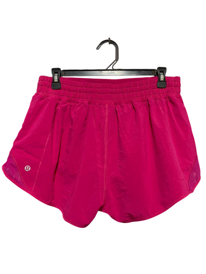 LULULEMON | L| WAIST 30| HOTTY HOT HIGH-RISE RUNNING SHORTS – VIBRANT MAGENTA PINK