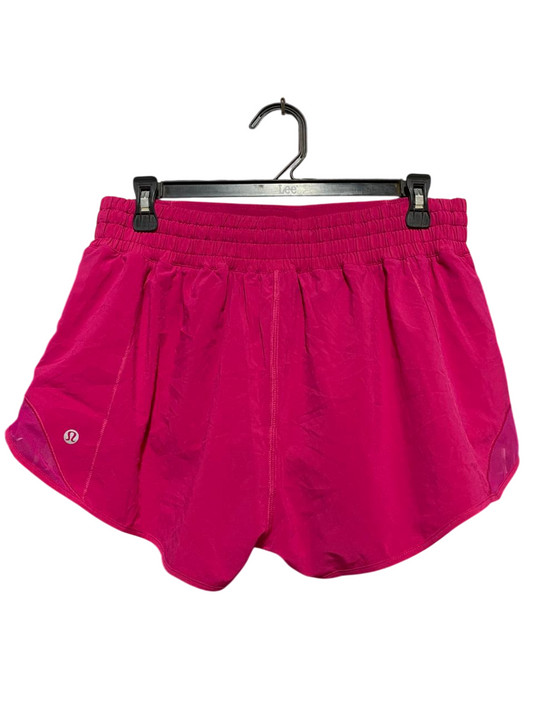 LULULEMON | L| WAIST 30| HOTTY HOT HIGH-RISE RUNNING SHORTS – VIBRANT MAGENTA PINK