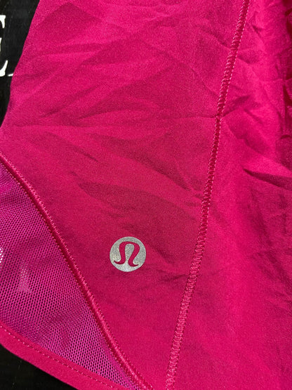 LULULEMON | L| WAIST 30| HOTTY HOT HIGH-RISE RUNNING SHORTS – VIBRANT MAGENTA PINK