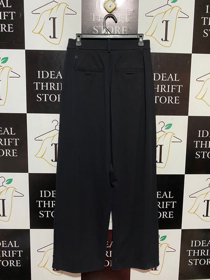 LULULEMON |M| WAIST 29| PREMIUM HIGH-WAISTED WIDE-LEG TROUSERS – ELEGANT BLACK TAILORED PANTS