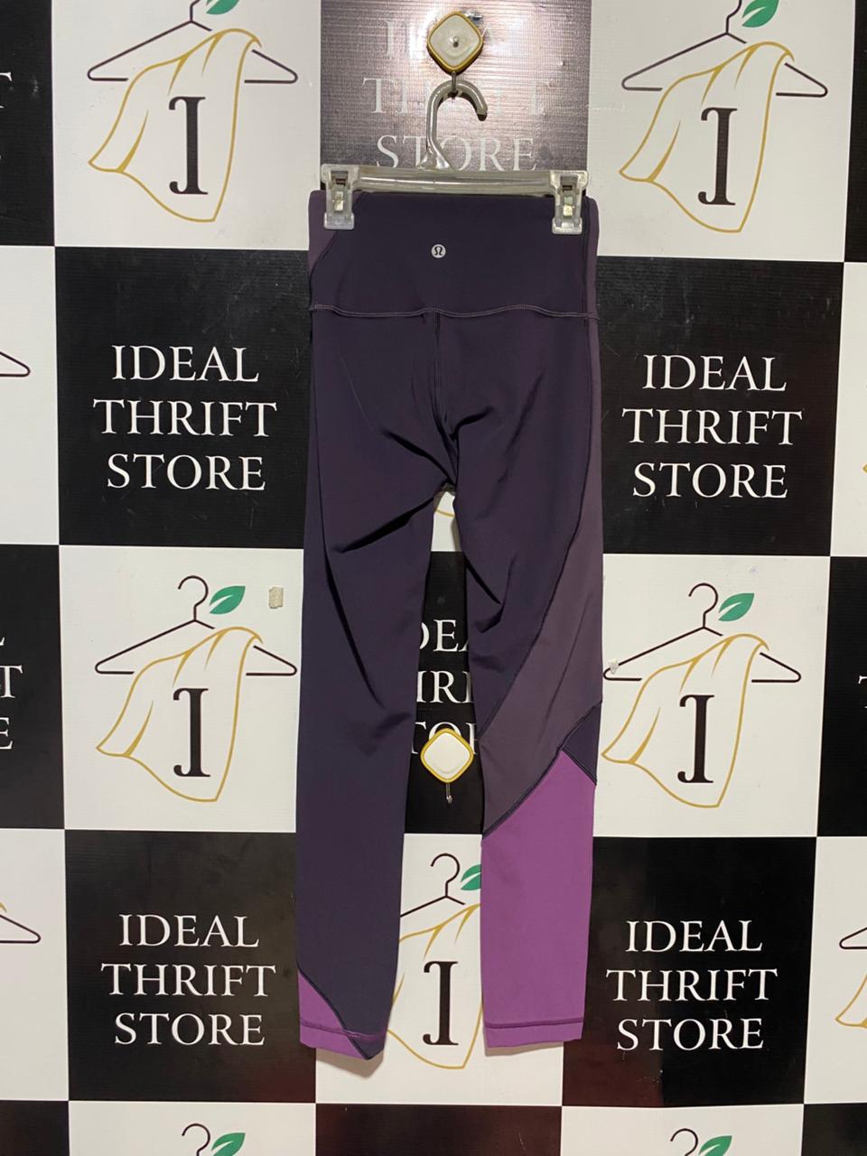 LULULEMON | XXS| WAIST 22| PREMIUM HIGH-RISE COLOR-BLOCK LEGGINGS