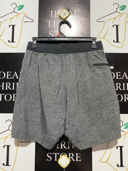 LULULEMON | M| WAIST 28| TRAINING SHORTS HEATHER GREY PERFORMANCE GEAR