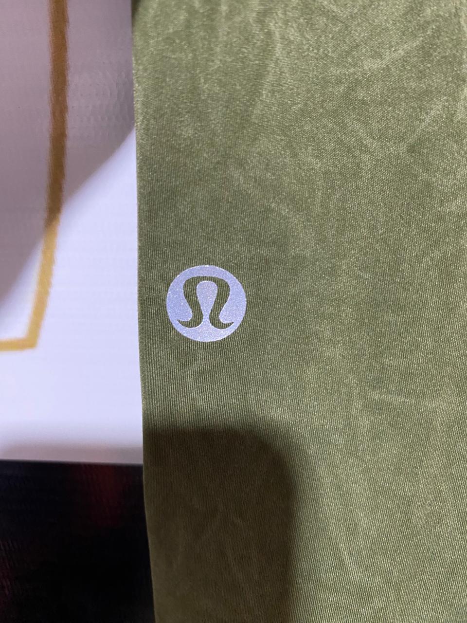 LULULEMON |XL| WAIST 32| HIGH-RISE ALIGN POCKET LEGGINGS – OLIVE GREEN ACID WASH