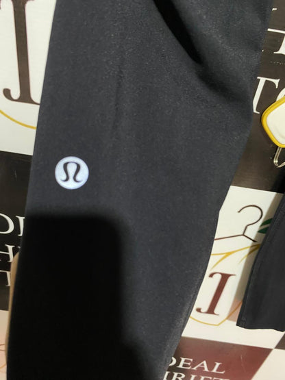 LULULEMON | S| WAIST 26| HIGH-RISE FAST AND FREE POCKET LEGGINGS – CLASSIC BLACK WITH REFLECTIVE TRIM