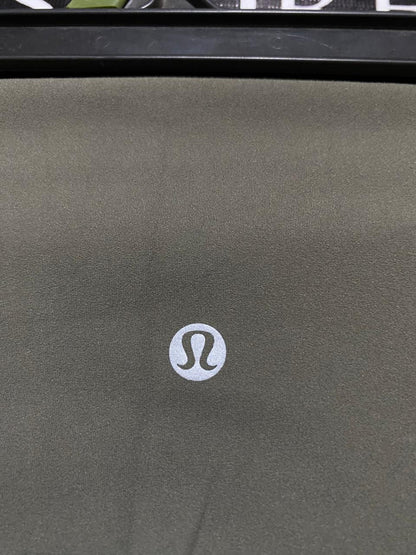 LULULEMON | S| WAIST 26| ALIGN HIGH-RISE BIKER SHORTS – OLIVE GREEN / DARK SAGE