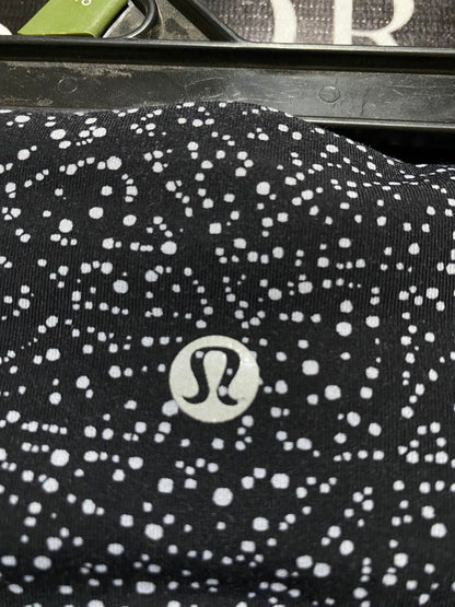 LULULEMON | M| WAIST 28| HIGH-RISE WUNDER UNDER LEGGINGS – BLACK & WHITE CRACKLE DOT PRINT