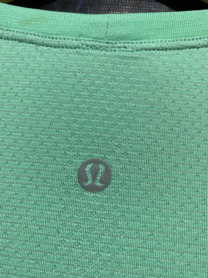 LULULEMON | S| BUST 15| SWIFTLY TECH LONG-SLEEVE MINT GREEN CREWNECK TRAINING TOP
