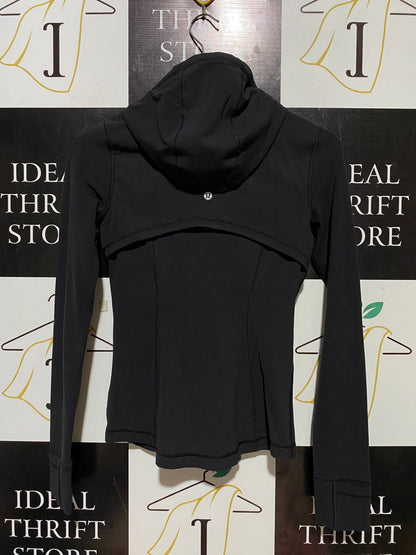 LULULEMON |S| BUST 16| DEFINE HOODED JACKET - SLEEK BLACK