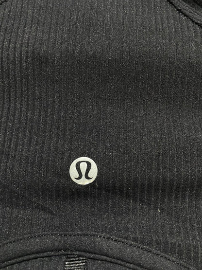 LULULEMON |XS| BUST 14| DEFINE JACKET CROPPED - RIBBED BLACK