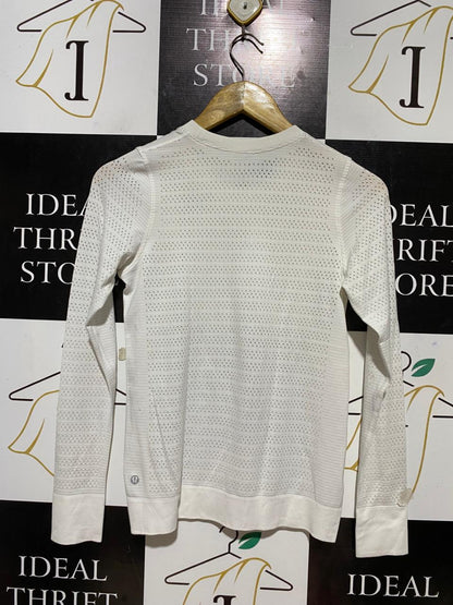 LULULEMON |S| BUST 16| SWIFTLY TECH LONG SLEEVE 2.0 - WHITE