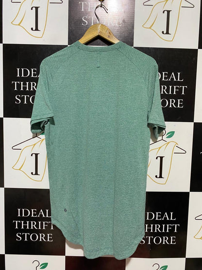 LULULEMON |L| BUST 21| METAL VENT TECH SHORT SLEEVE 2.0 - HEATHERED MINT GREEN