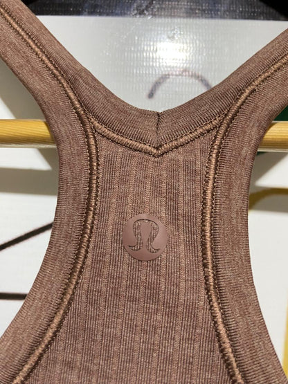 LULULEMON |S| BUST 15| EBB TO STREET TANK TOP - ROASTED BROWN
