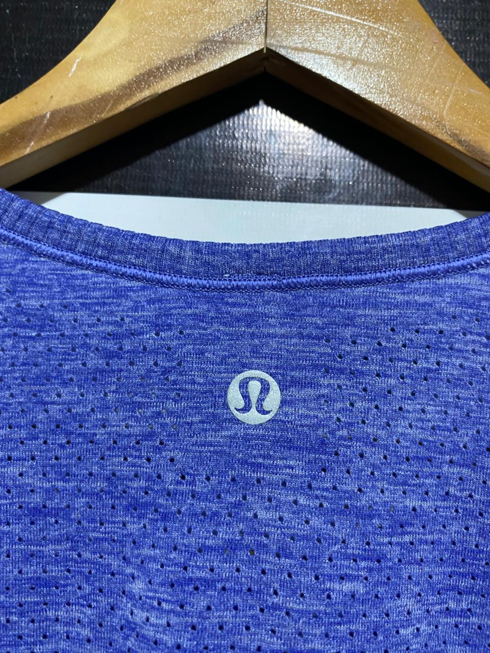 LULULEMON |L| BUST 19| SWIFTLY TECH LONG SLEEVE 2.0 - HEATHERED PERIWINKLE