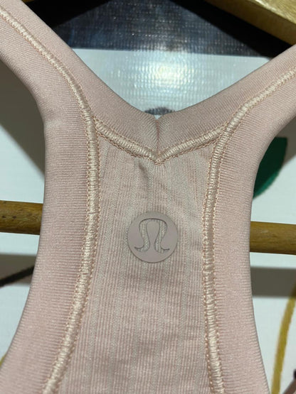 LULULEMON |XS| BUST 14| EBB TO STREET TANK TOP - STRAWBERRY MILKSHAKE