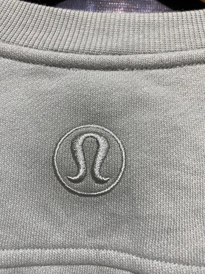 LULULEMON |XL| BUST 21| PERFECTLY OVERSIZED CROPPED CREW - SAGE GREY