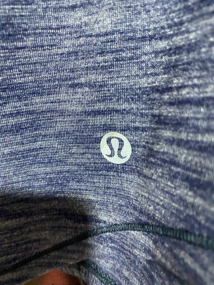 LULULEMON |L| BUST 19| TRAIN TO BE TANK TOP - NAVY BLUE SPACE DYE