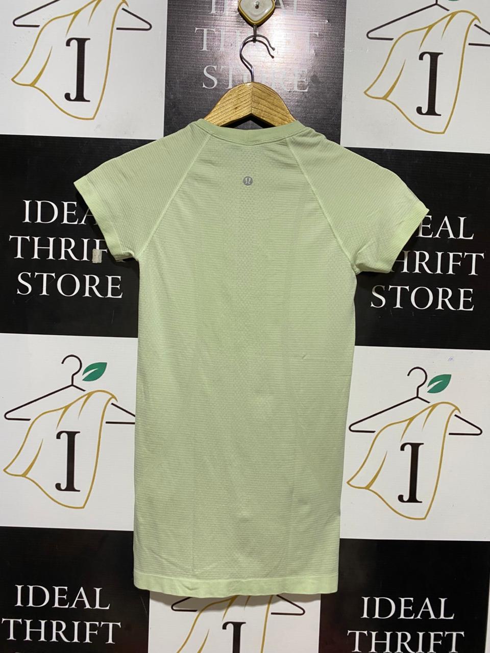 LULULEMON |XS| BUST 13| SWIFTLY TECH SHORT SLEEVE 2.0 – PALE LIME / WASHED YELLOW