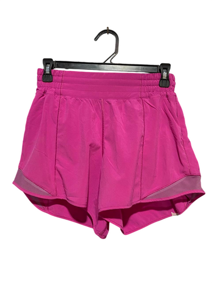 LULULEMON |S| WAIST 26| HOTTY HOT HIGH-RISE LINED SHORTS IN SONIC PINK