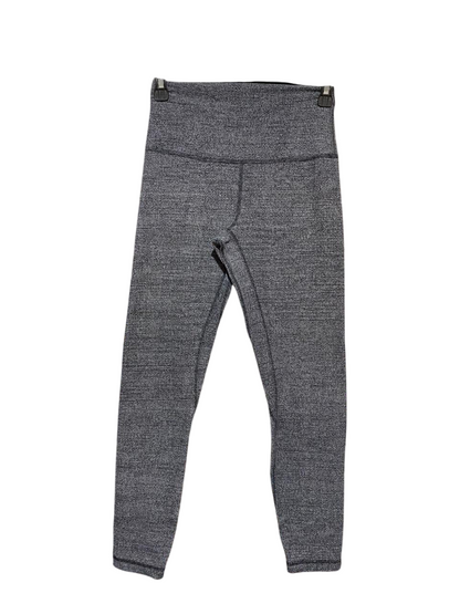 LULULEMON |XS| WAIST 24| WUNDER UNDER HIGH-RISE TIGHTS IN HEATHERED BLACK/GREY