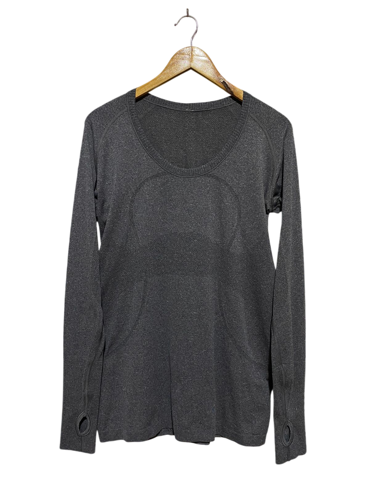 LULULEMON |L| BUST 19| SWIFTLY TECH LONG-SLEEVE SHIRT 2.0 IN ANTHRACITE GREY