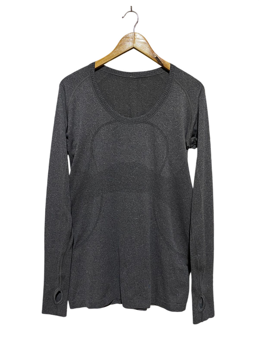 LULULEMON |L| BUST 19| SWIFTLY TECH LONG-SLEEVE SHIRT 2.0 IN ANTHRACITE GREY