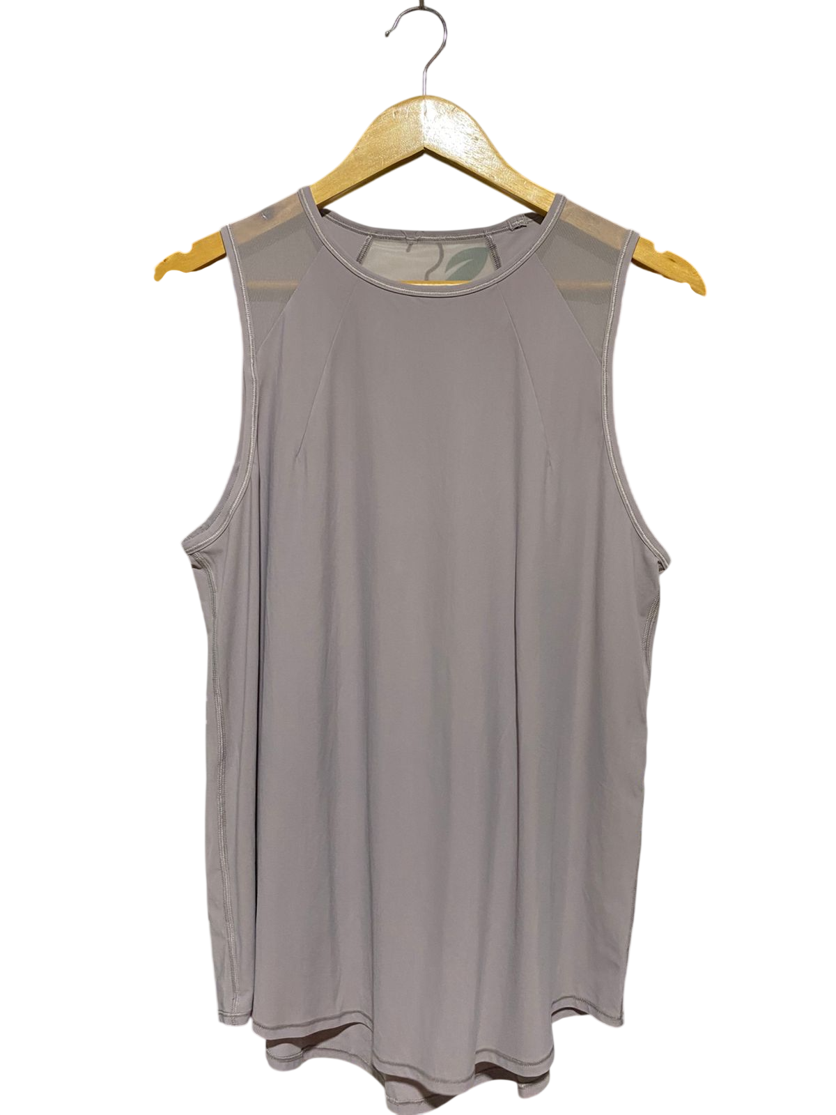 LULULEMON |M| BUST 18| SCULPT TANK TOP IN TAUPE GREY