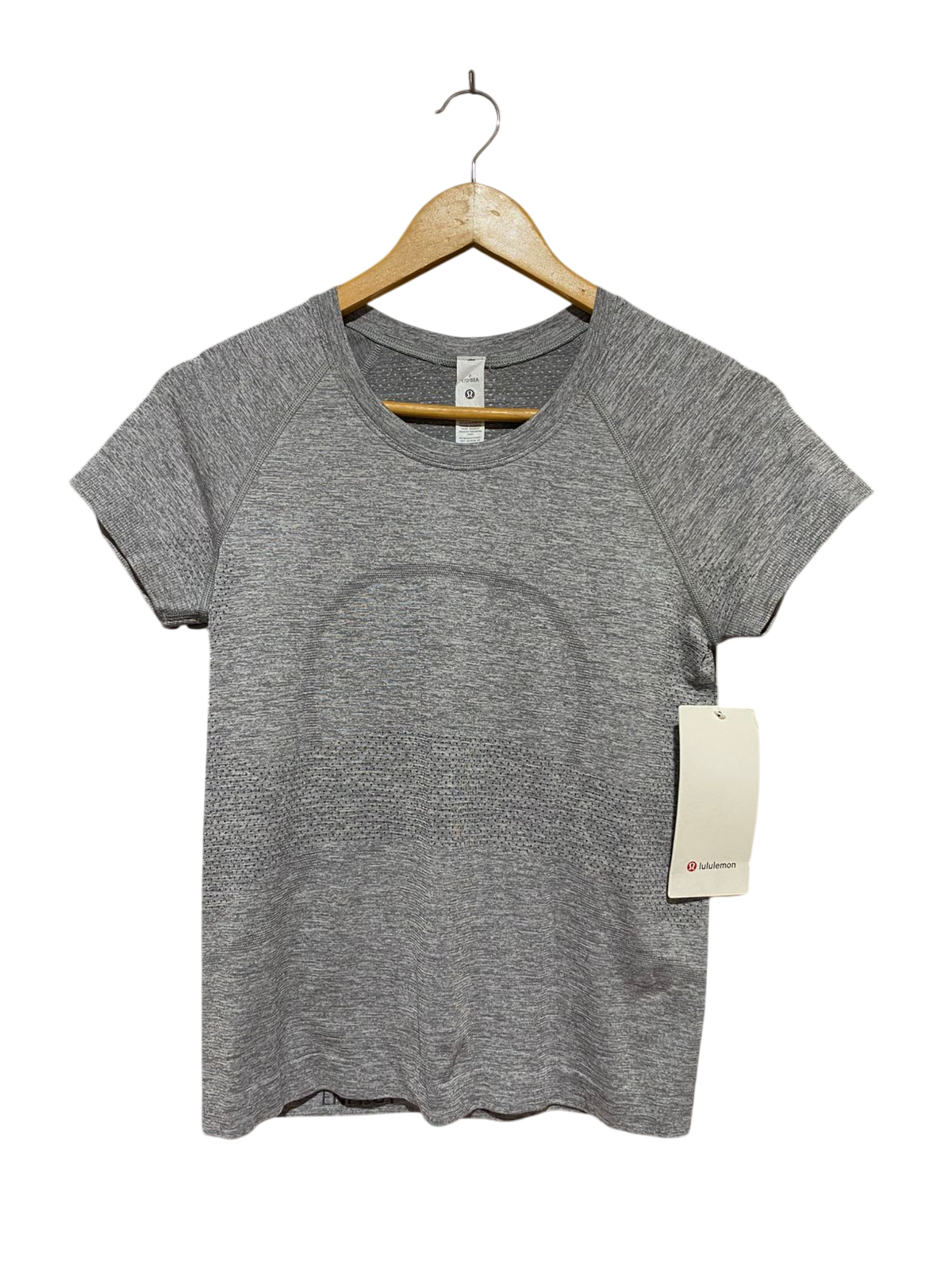 LULULEMON |S| BUST 16| SWIFTLY TECH SHORT-SLEEVE SHIRT 2.0 IN HEATHERED CORE MEDIUM GREY