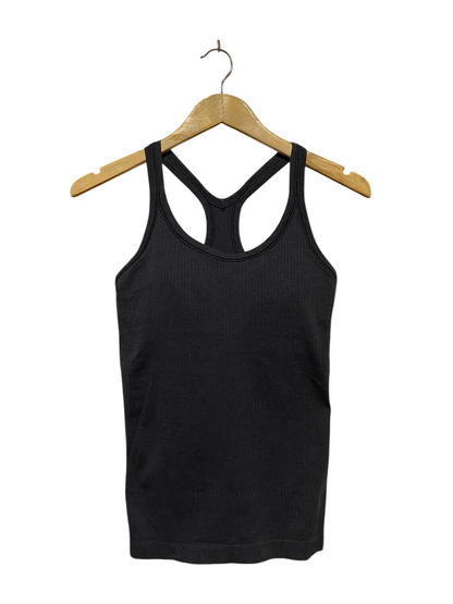 LULULEMON |XS| BUST 13| EBB TO STREET RACERBACK TANK TOP IN BLACK