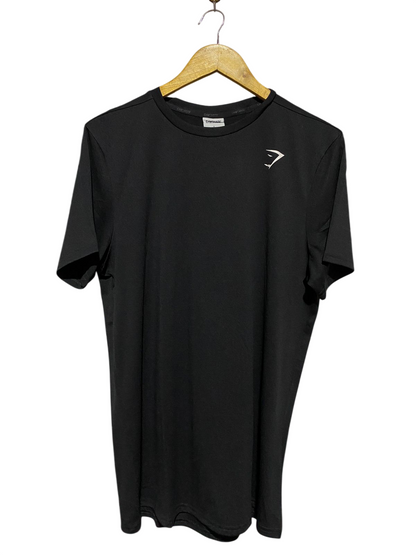 GYMSHARK |L| BUST 21| ARRIVAL T-SHIRT IN ONYX BLACK
