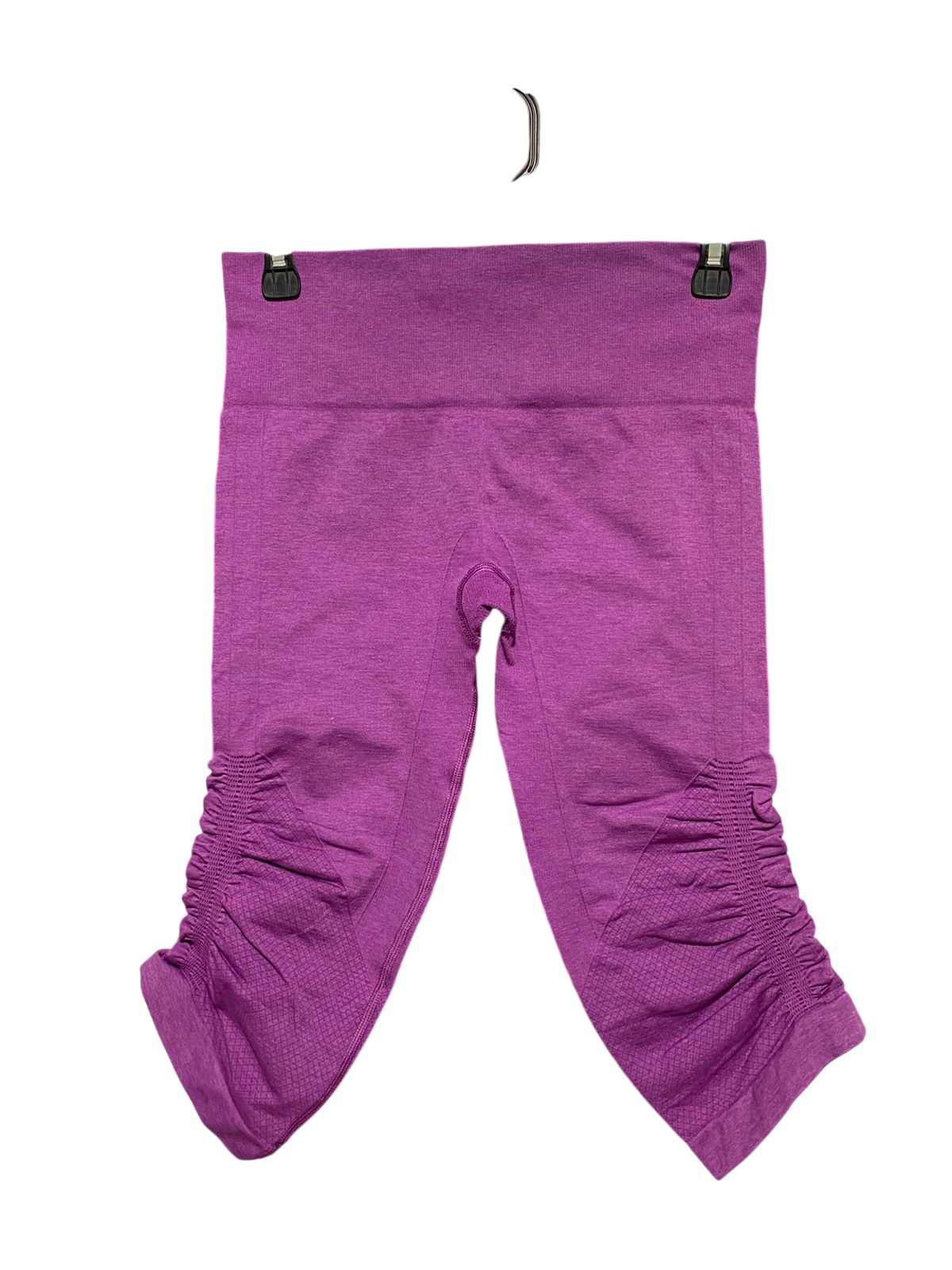 LULULEMON |M| WAIST 27| PREMIUM HIGH-RISE RUCHE-DETAIL SEAMLESS CAPRI LEGGINGS