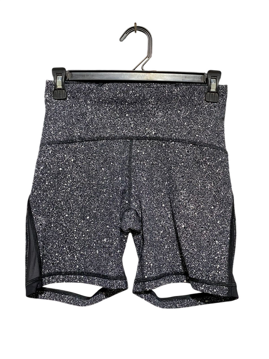 LULULEMON |S| WAIST 25| ALIGN HIGH-RISE SHORT 6" - WHITE SPARKLE PRINT