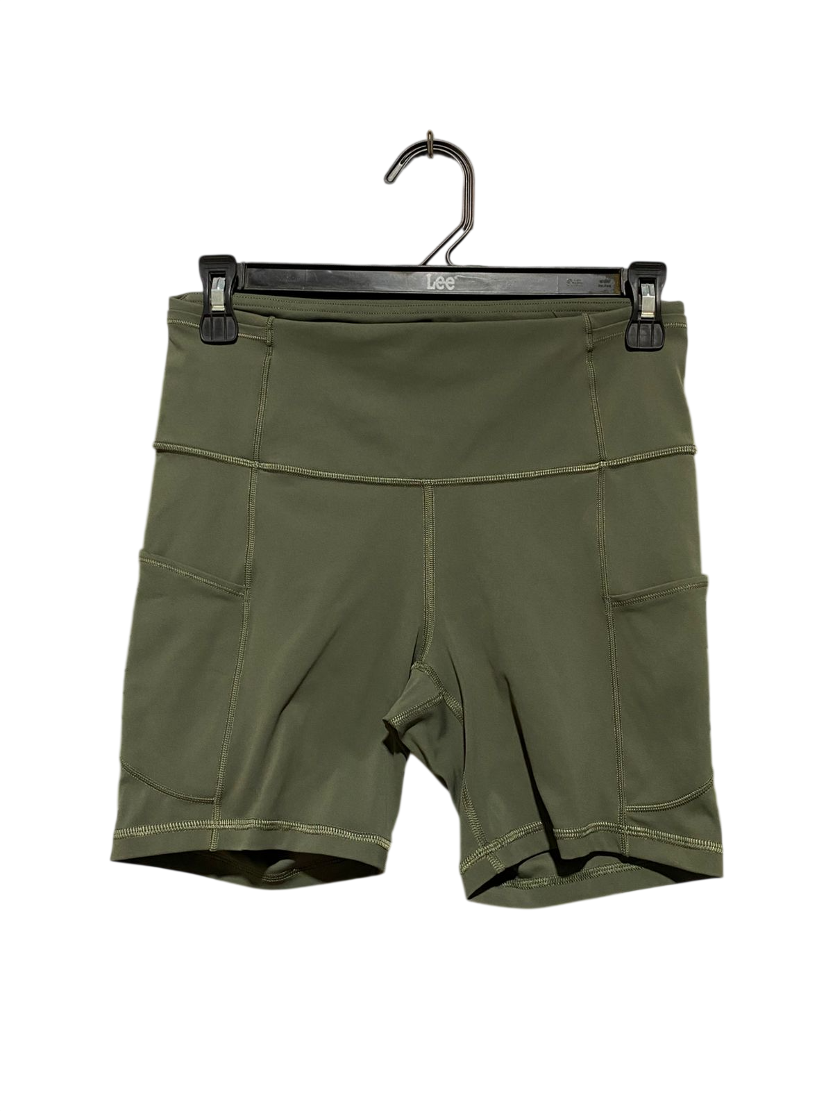 LULULEMON |S| WAIST 26| FAST AND FREE HIGH-RISE SHORT 6" - OLIVE GREEN