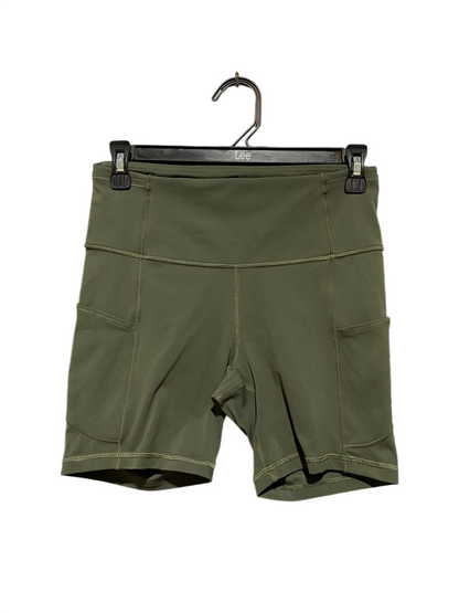 LULULEMON |S| WAIST 26| FAST AND FREE HIGH-RISE SHORT 6" - OLIVE GREEN