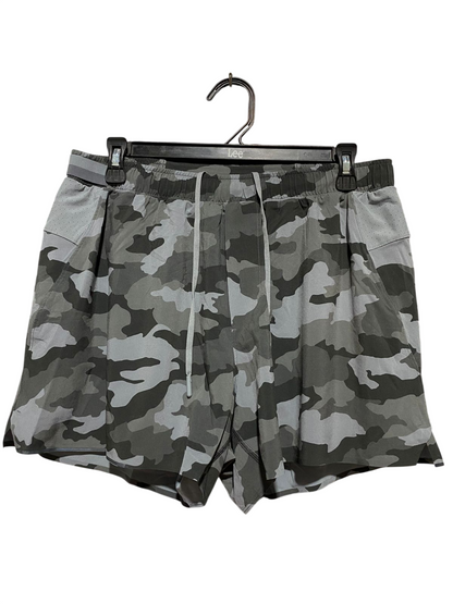 LULULEMON |L| WAIST 30| PACE BREAKER LINERLESS SHORTS 7" - GREY CAMO
