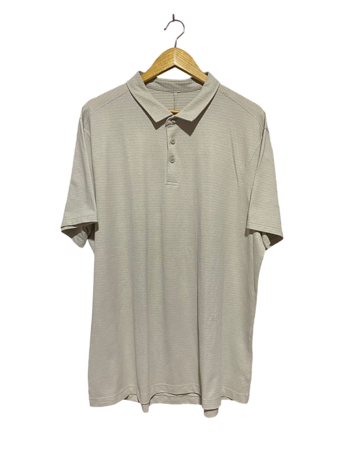 LULULEMON |XL| BUST 24| PREMIUM TECHNICAL PERFORMANCE POLO – STONE BEIGE