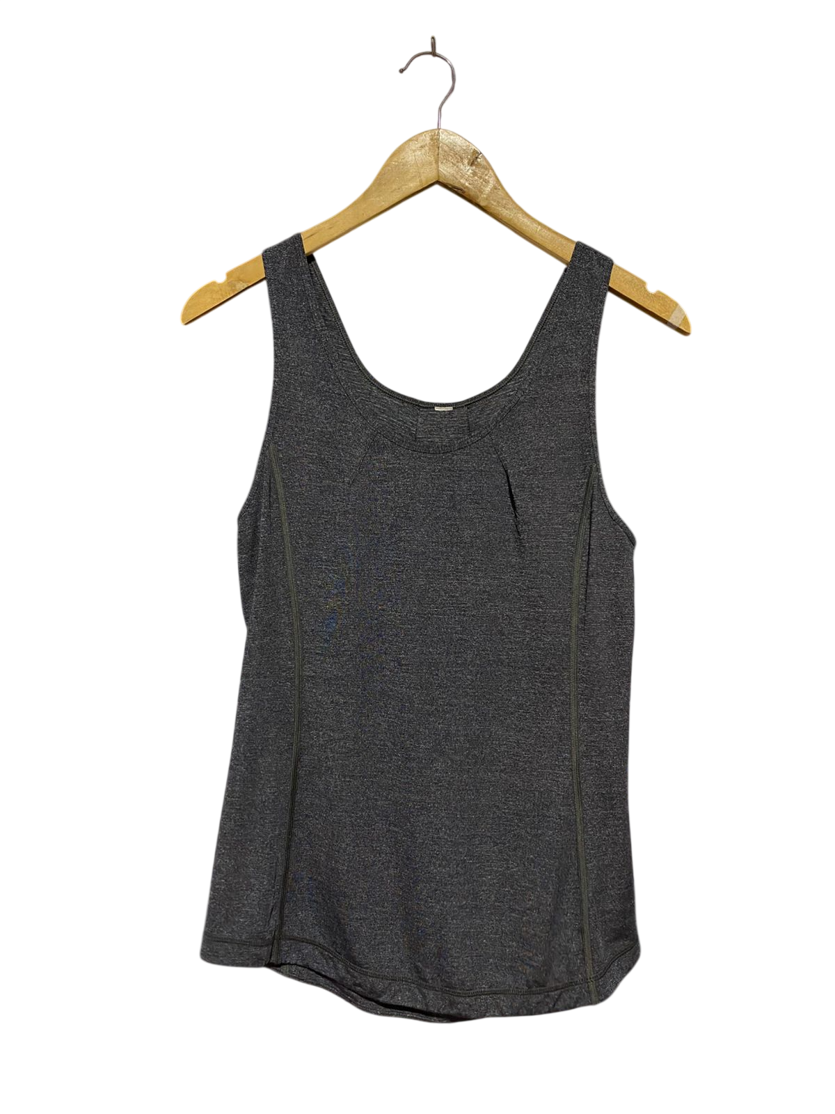 LULULEMON |S| BUST 16| PREMIUM TEXTURED PERFORMANCE TANK – CHARCOAL HEATHER