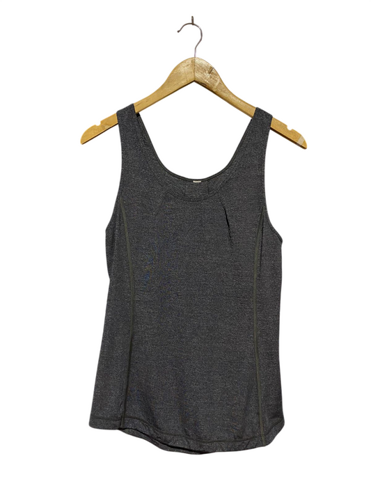 LULULEMON |S| BUST 16| PREMIUM TEXTURED PERFORMANCE TANK – CHARCOAL HEATHER