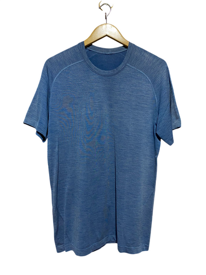 LULULEMON |L| BUST 20| METAL VENT TECH SHORT-SLEEVE TEE – DENIM BLUE