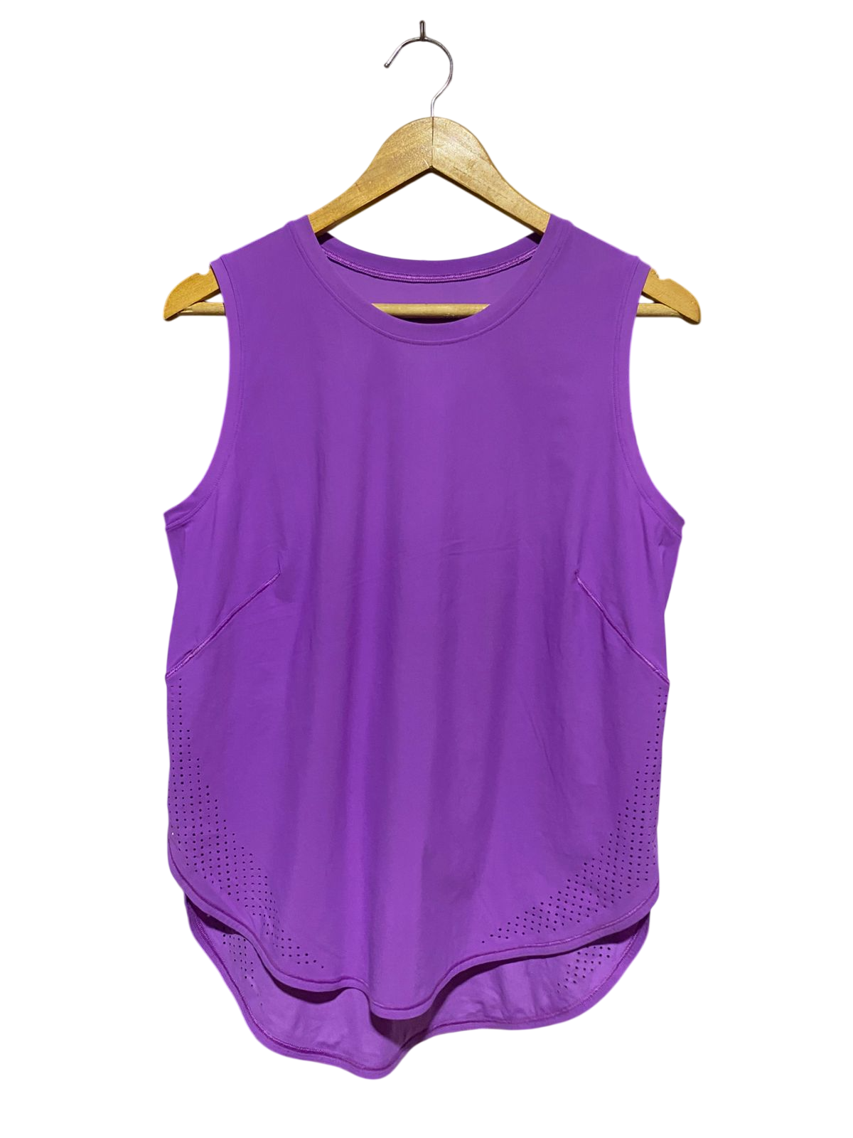 LULULEMON |M| BUST 17| PREMIUM VENTILATED CURVED-HEM PERFORMANCE TANK – MAGENTA PURPLE