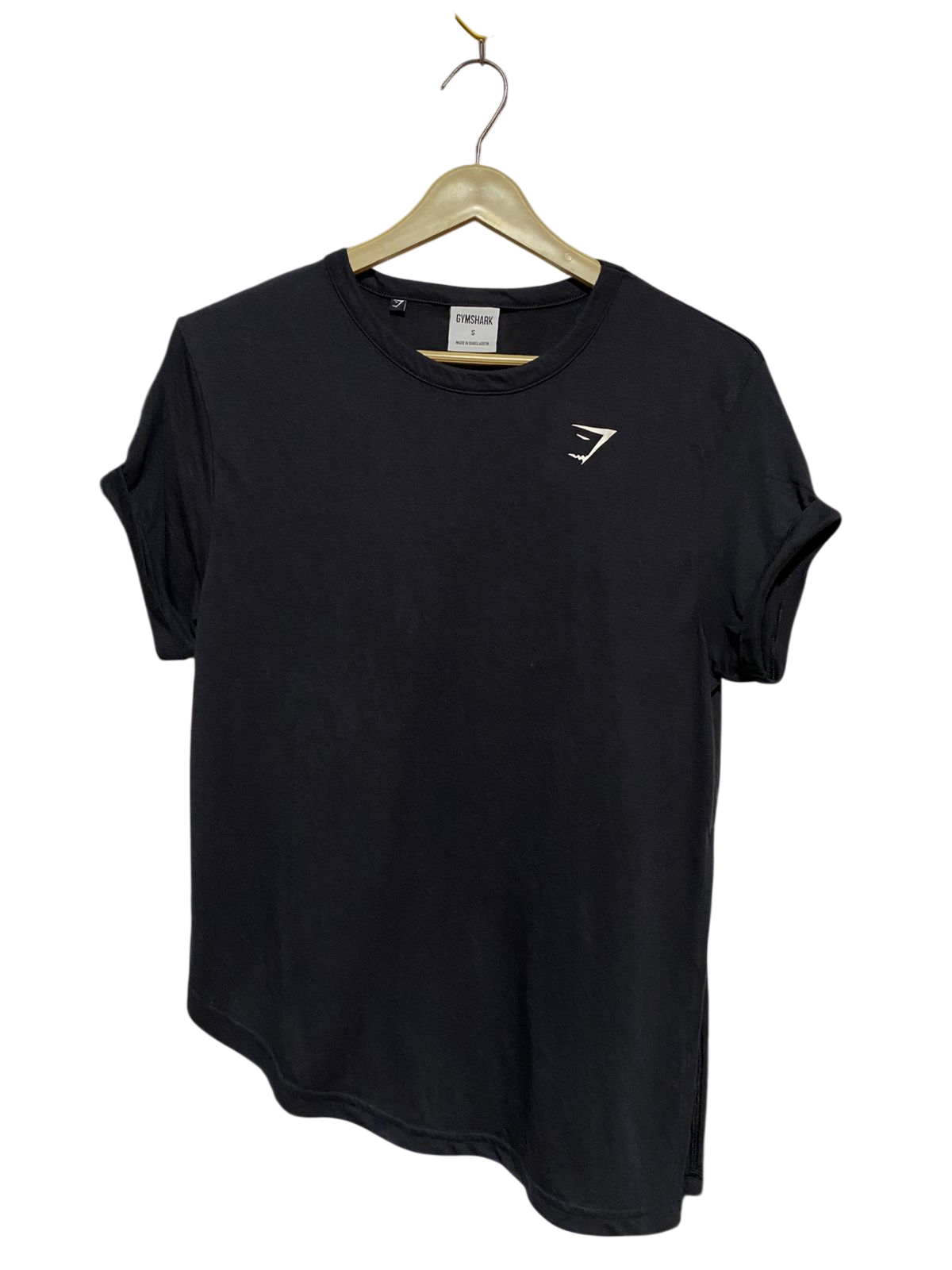 GYMSHARK |S| BUST 18| CORE ESSENTIAL BLACK TRAINING T-SHIRT