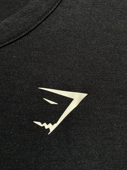 GYMSHARK |S| BUST 18| CORE ESSENTIAL BLACK TRAINING T-SHIRT