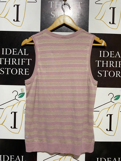 LULULEMON |S| BUST 16| SWIFTLY TECH SEAMLESS STRIPED TANK TOP
