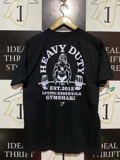 GYMSHARK |S| BUST 19| HEAVY DUTY GRAPHIC TRAINING T-SHIRT