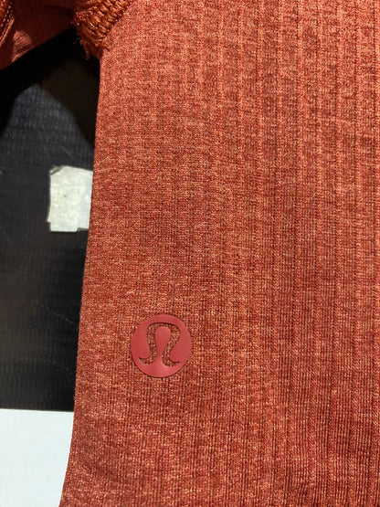 LULULEMON |XS| BUST 11| EBB TO STREET LONG SLEEVE CROP TOP